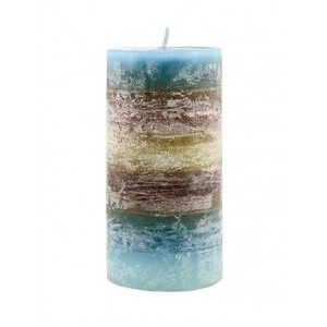 OCEAN Scented Pillar Candle 3X6" 6-Tone Blue Wholesale Lot of 6 740972242755  323397266121